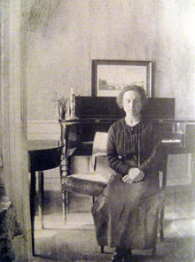 Hammershøi's wife Ida
